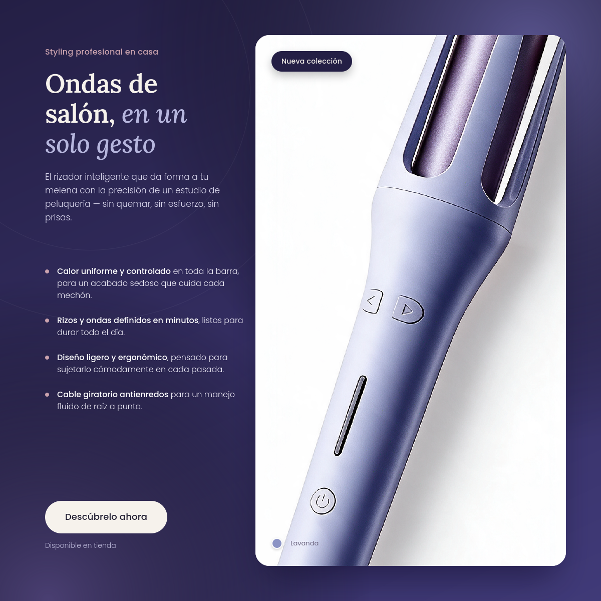 Rizador Ondulador Profesional de Calor Uniforme