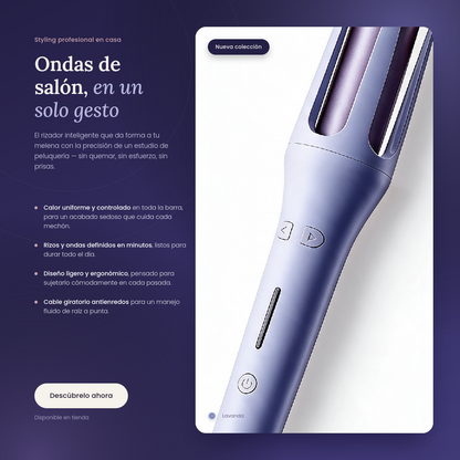 Rizador Ondulador Profesional de Calor Uniforme